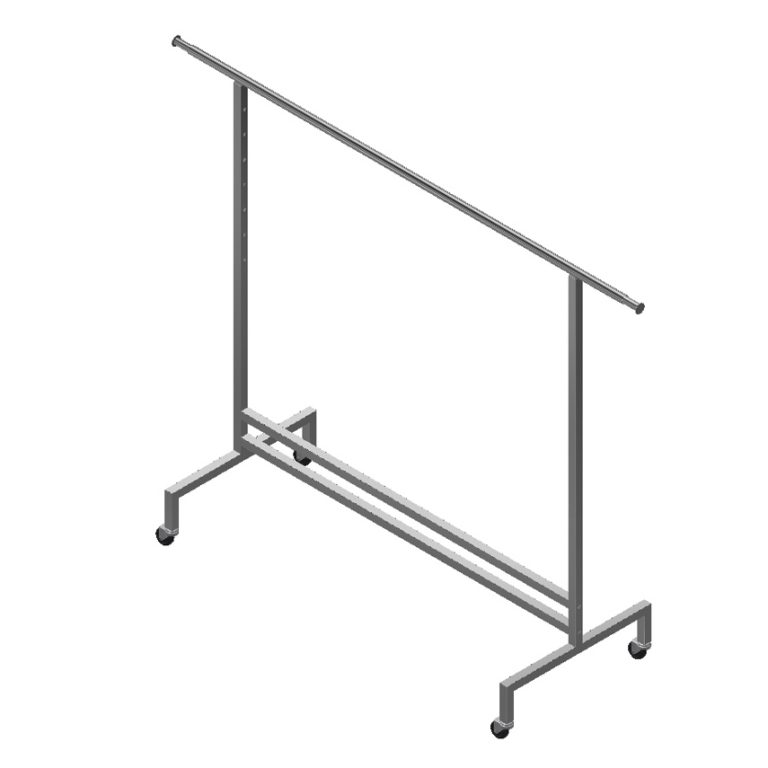 SINGLE HANGRAIL ROLLING RACK KinLai
