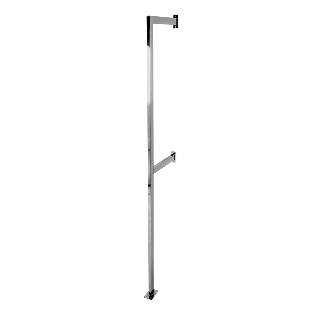 Extra heavy duty single slot wall standard - Kin-Lai