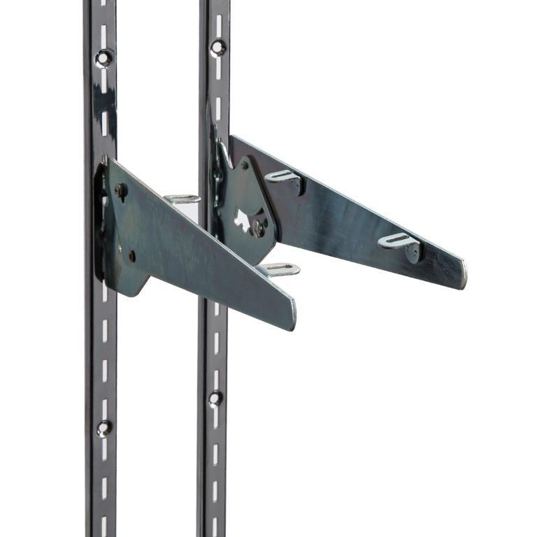 Adjustable wood shelf bracket with two lugs kin lai