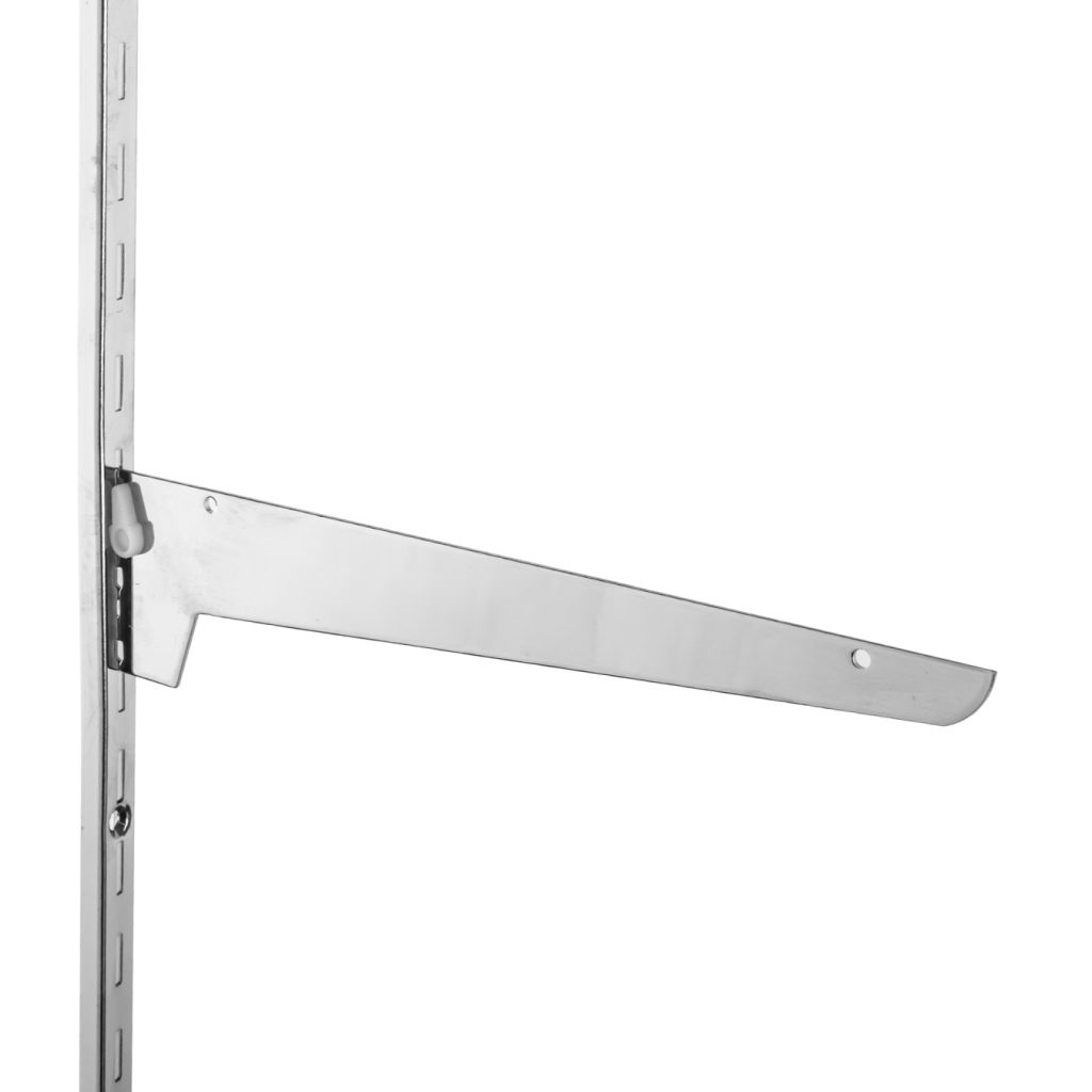 Adjustable wood shelf bracket with two lugs KinLai