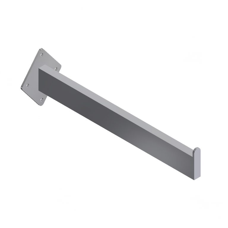 16" ST ARM, RECT. TUBING, WALL MOUNT KinLai