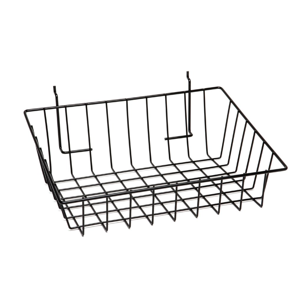 12''L x 12''W x 3''H slant front basket - Kin-Lai